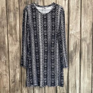 H&M body con snake print dress